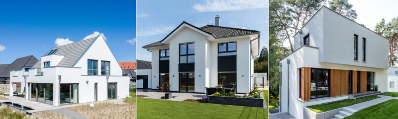 Ob Stadtvilla, Landhaus, moderne Architektur oder Bungalow. Bestellen Sie jetzt Ihre kostenlosen Hausbaukataloge.